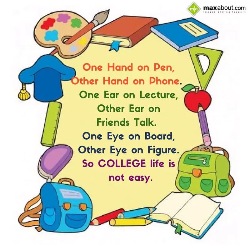 1 Hand on Pen,
Other Hand on Phone..
1 Ear on Le