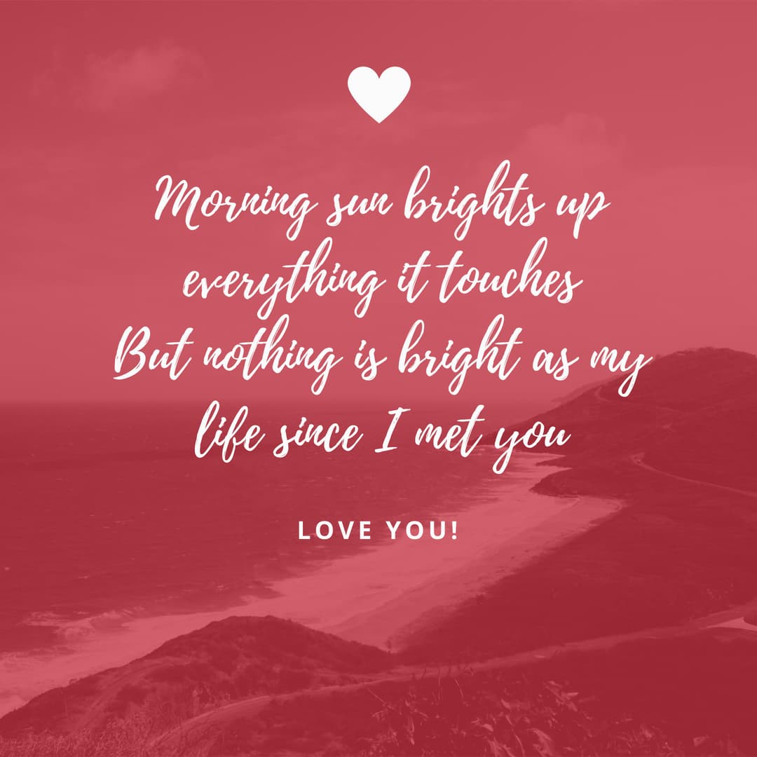 Morning sun brights up everything it touches
But n