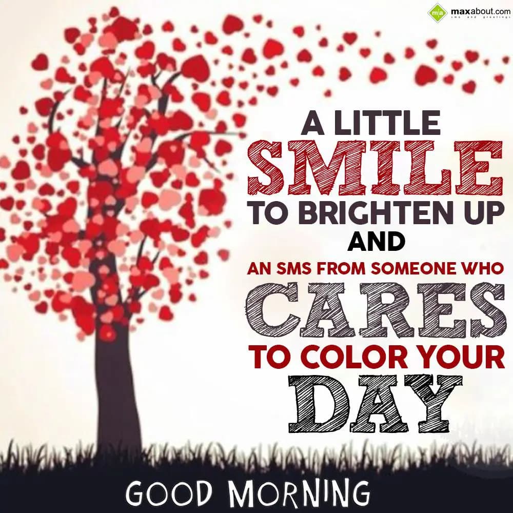 A little smile to brighten up and an SMS from some