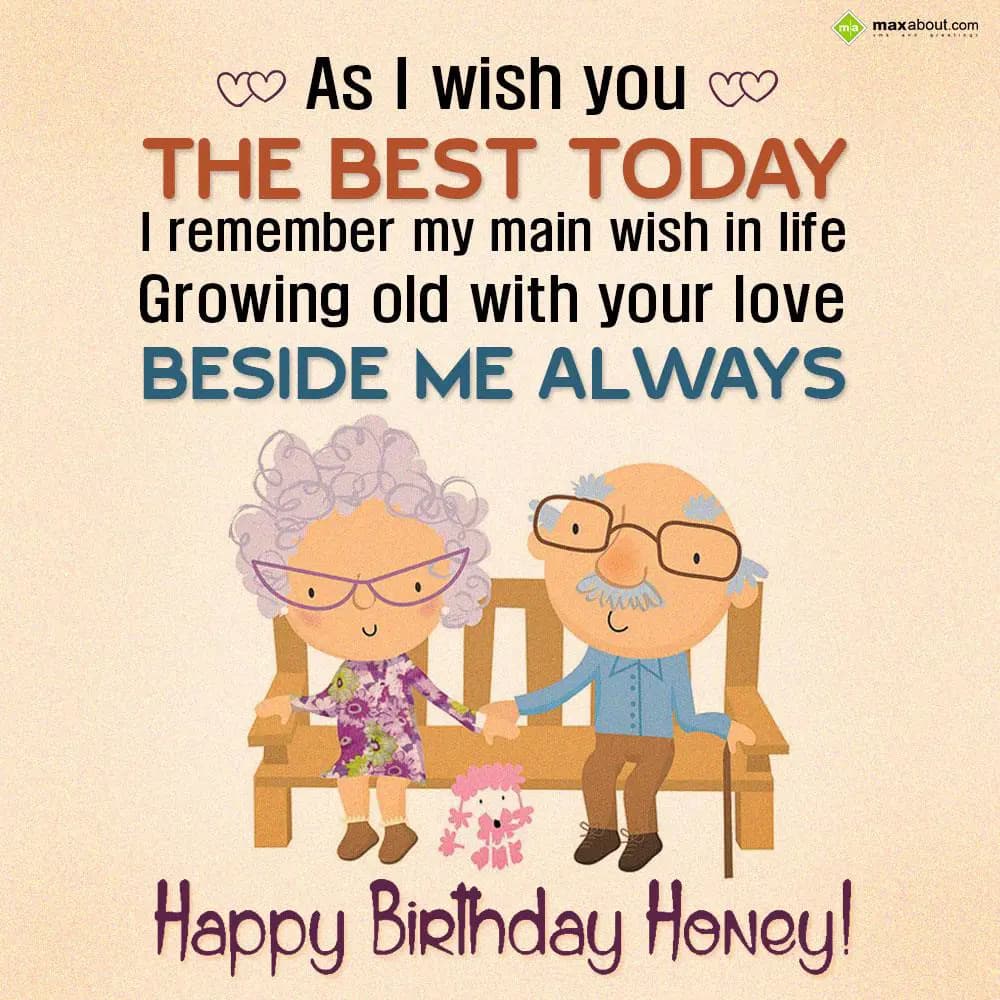 As I wish you the best today, I remember my main w