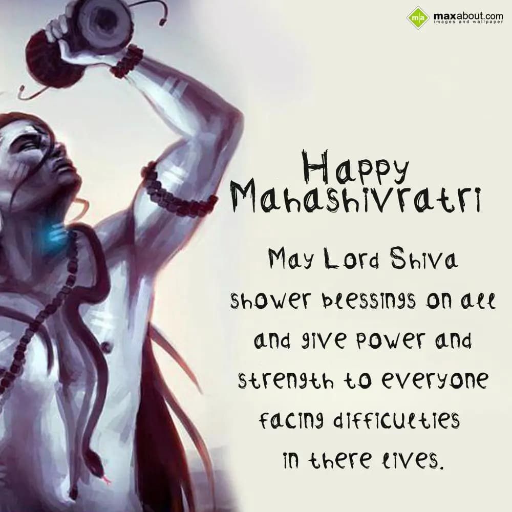 Happy Mahashivratri!!!
May Lord Shiva shower bles