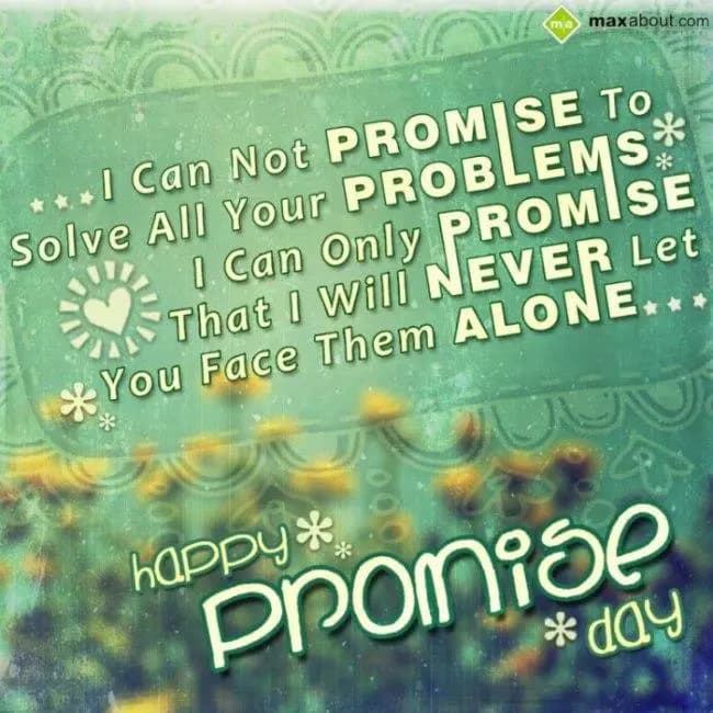 I Can Not Promise To Solve All Your Problems,
I C