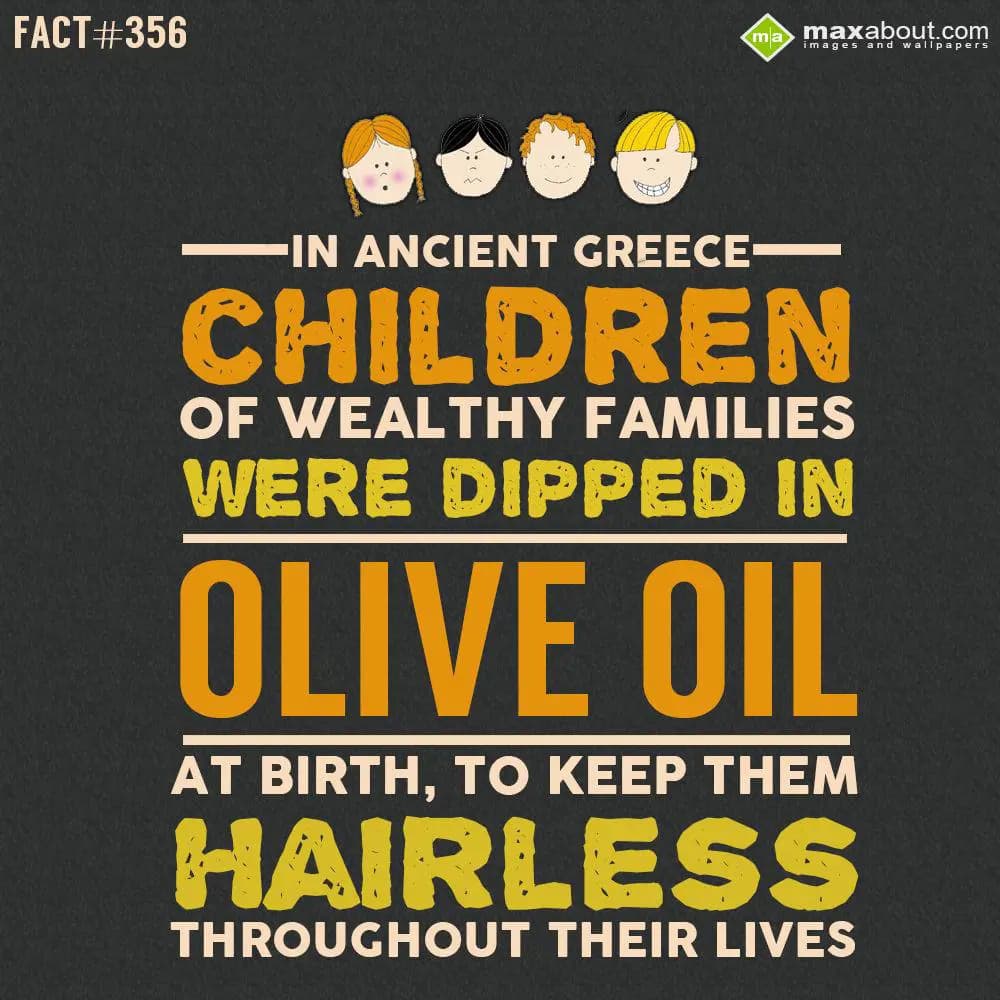 In Ancient Greece, children of wealthy families we