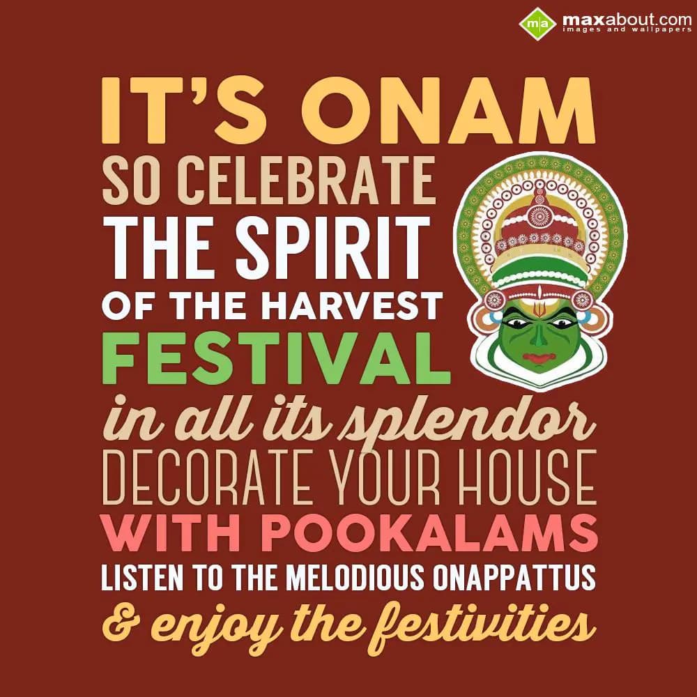 It's Onam, so celebrate the spirit of the harvest 