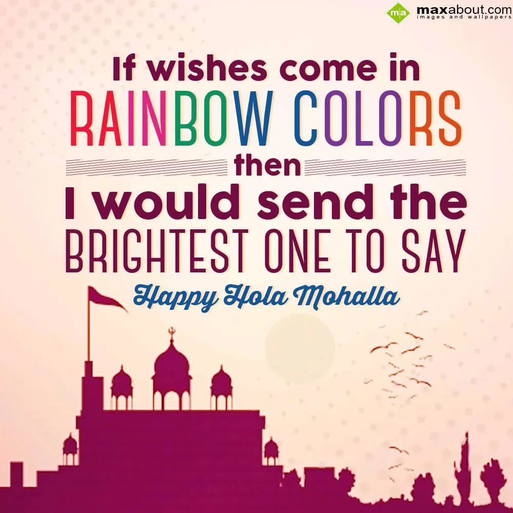 If wishes come in rainbow colors then,
I would se