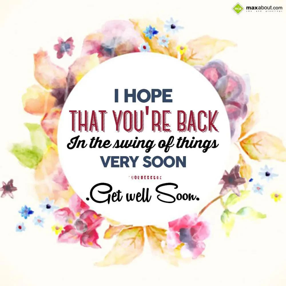 I hope that you're back in the swing of things ver