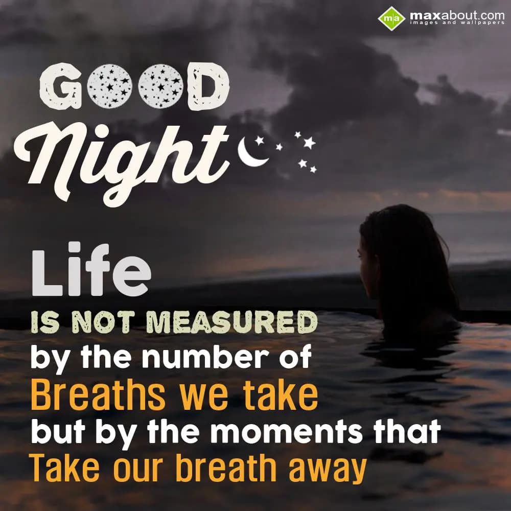 Life is not measured by the number of breaths we t