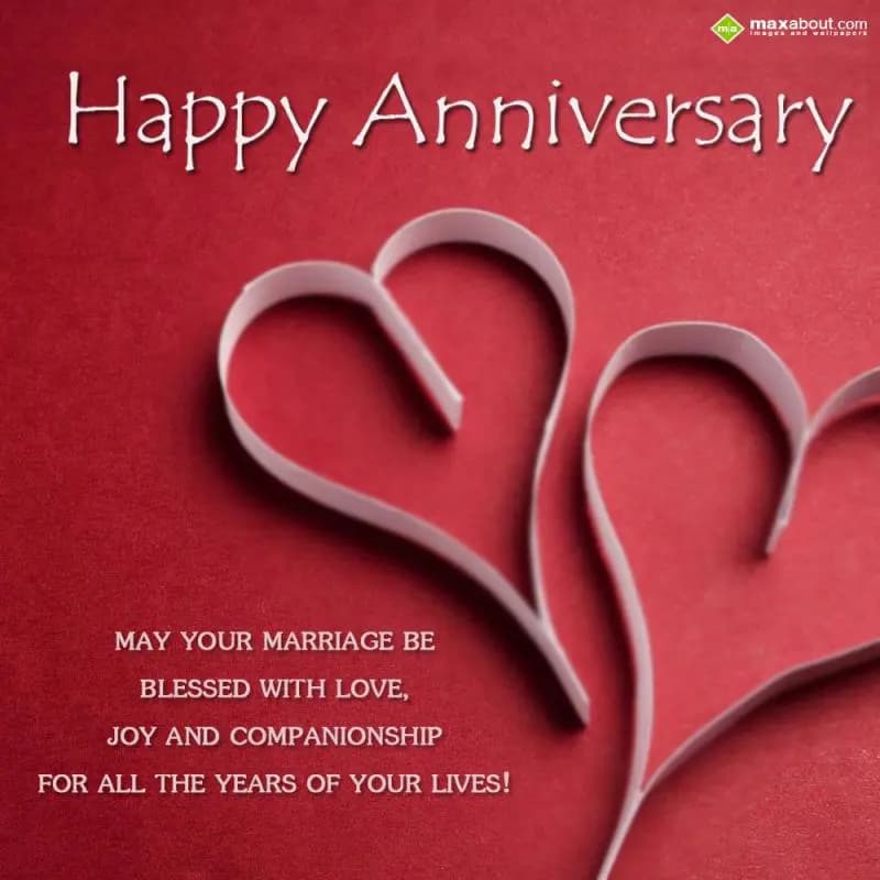 May your marriage be Blessed with love,
joy And c