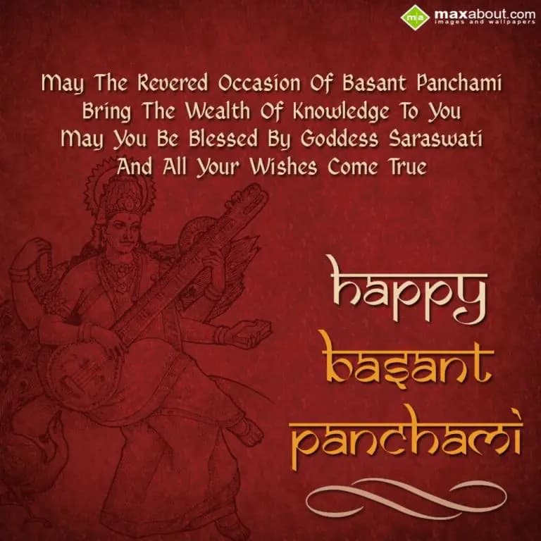 May the revered occasion of Basant Panchami,
Brin