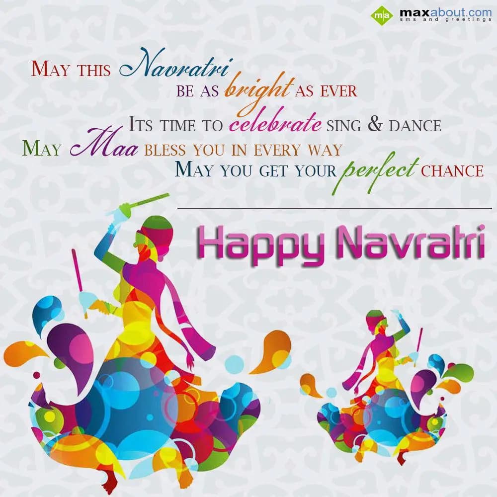 May this Navratri be as bright as ever
Its time t
