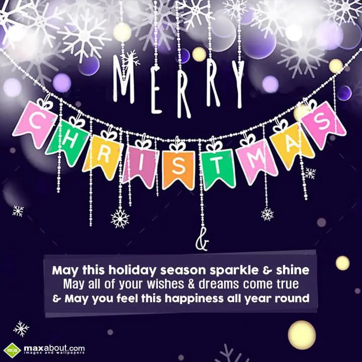 May this holiday season sparkle & shine,
May all 