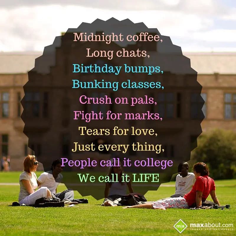 Midnight coffee,
Long chats,
Birthday bumps,
Bu