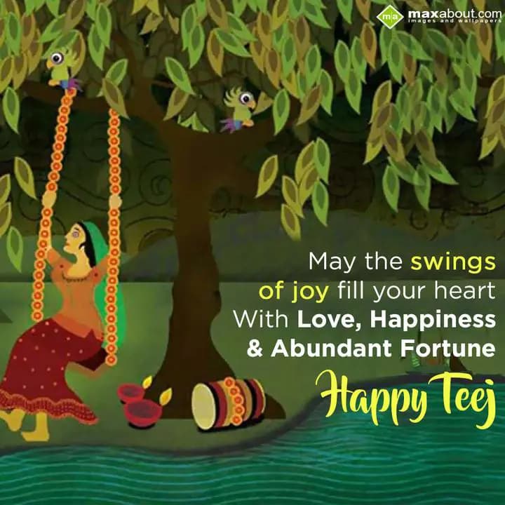 May the swings of joy,
Fill your heart with Love,