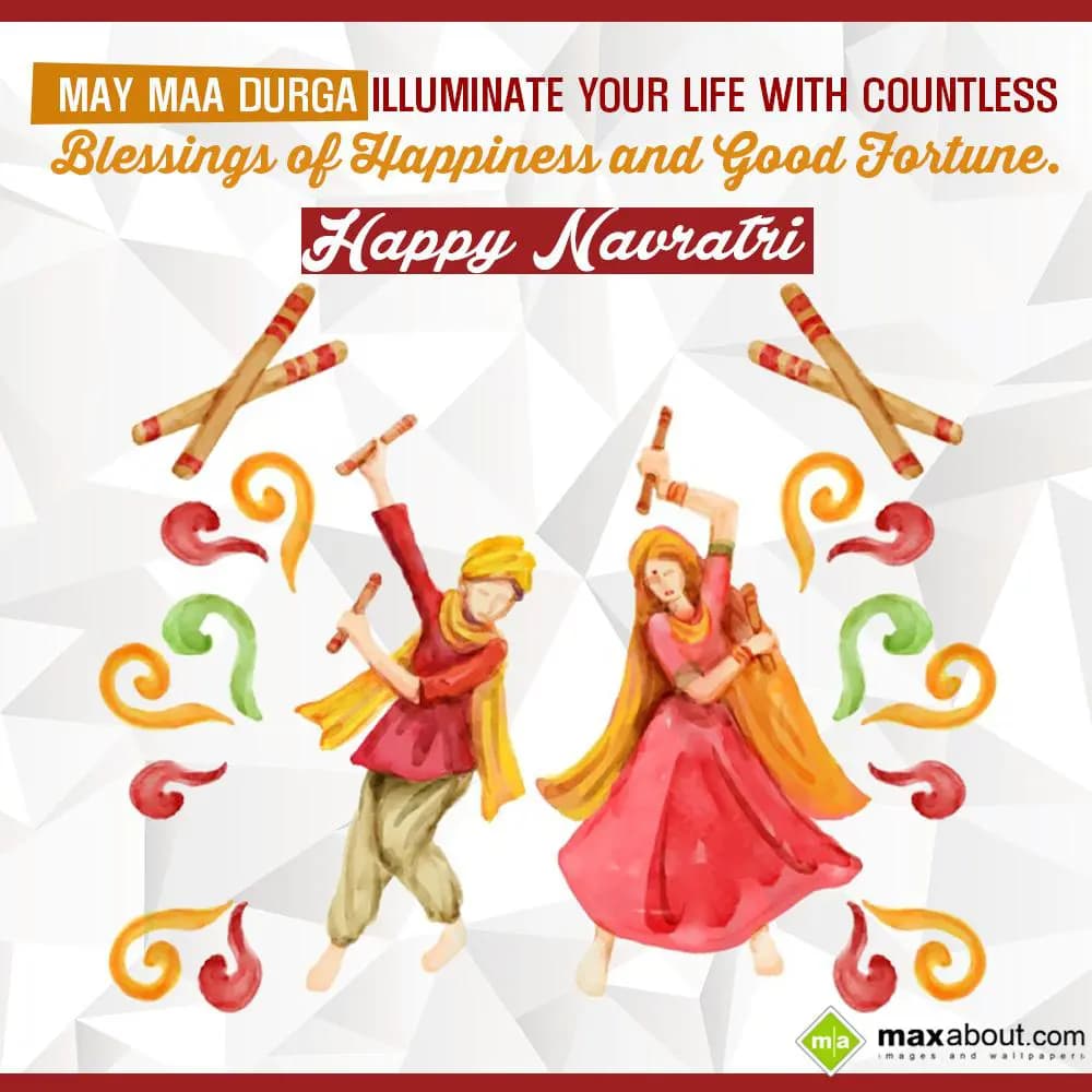 May Maa Durga illuminate your life,
With countles