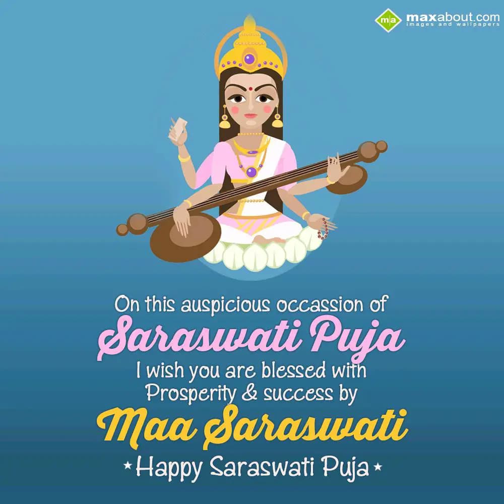 On this auspicious occasion of Saraswati Puja,
I 