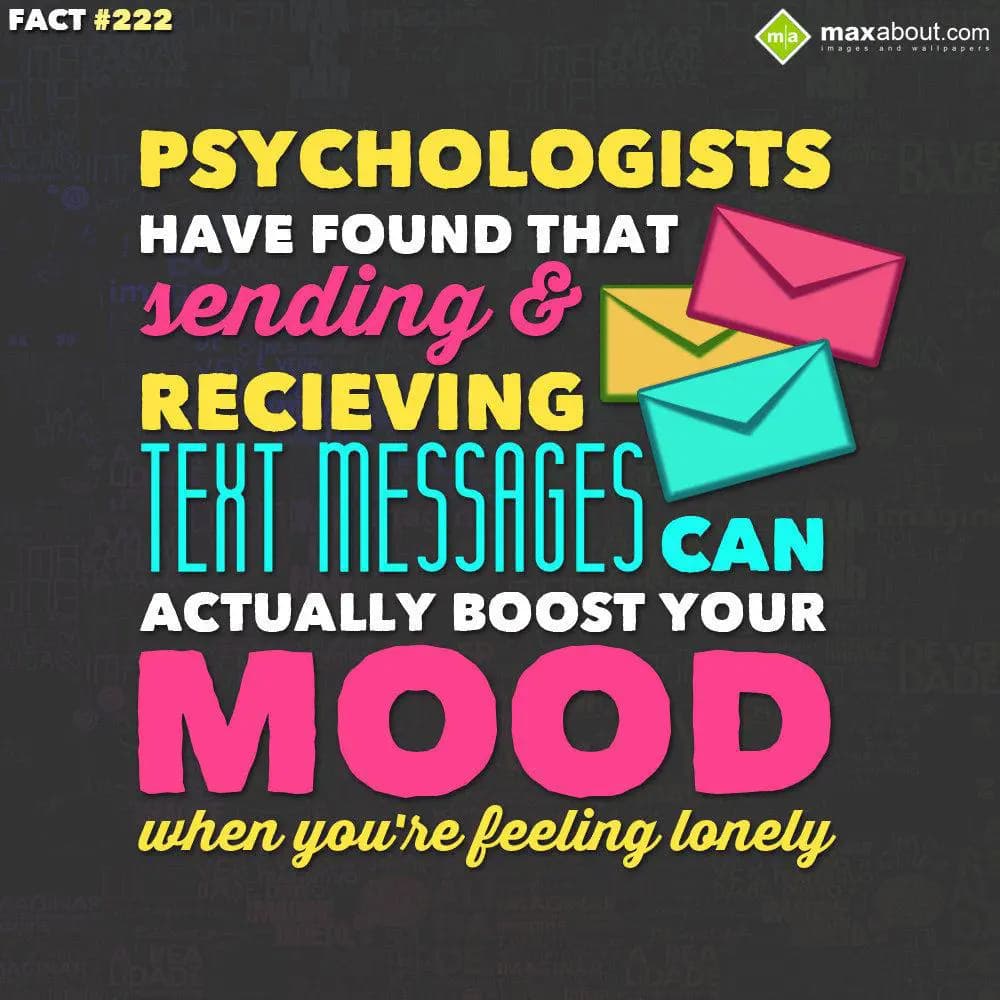 Psychologists have found that sending and receivin