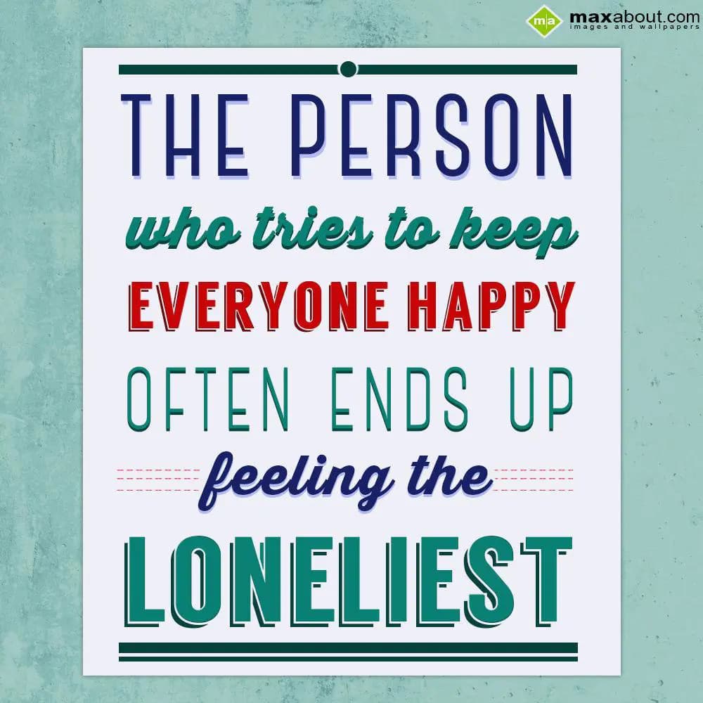 The person who tries to keep everyone happy, often