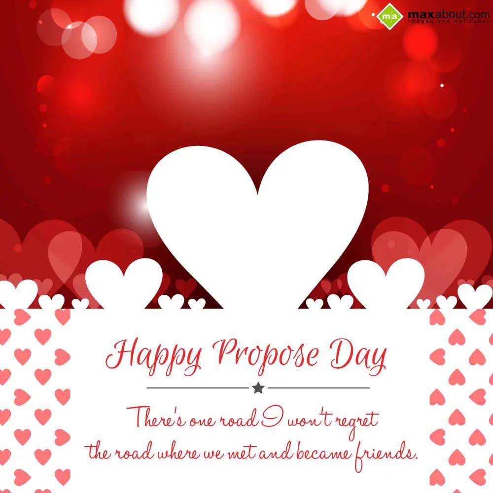 There's one road 
I won't regret
The road where 