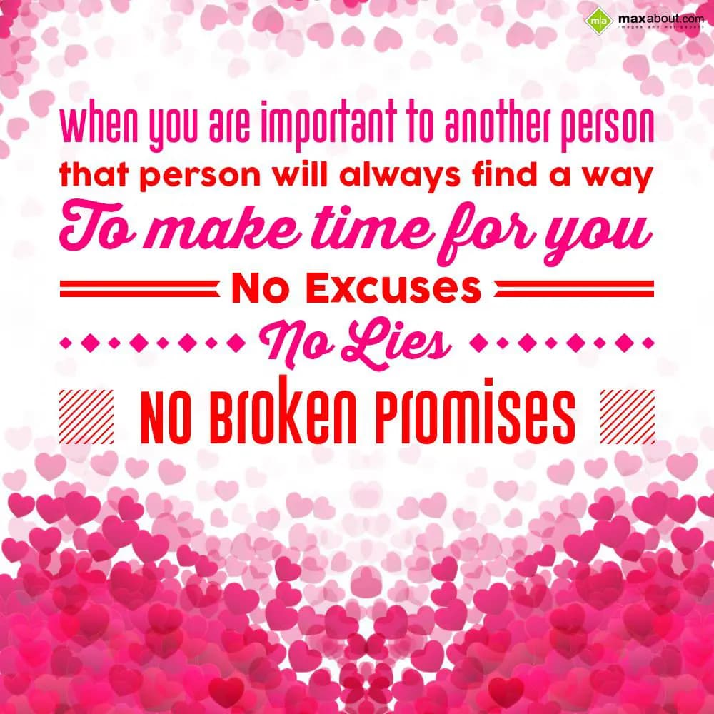 When you are important to another person that pers