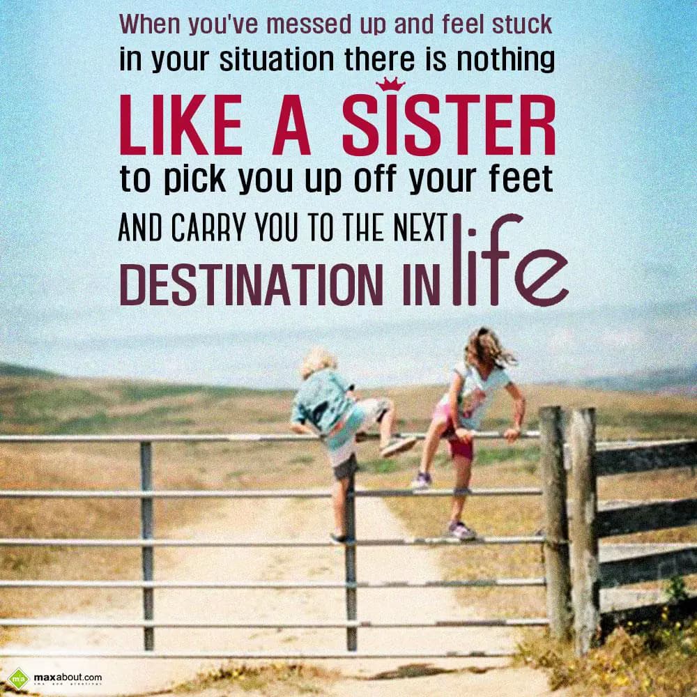 When you've messed up and feel stuck in your situa