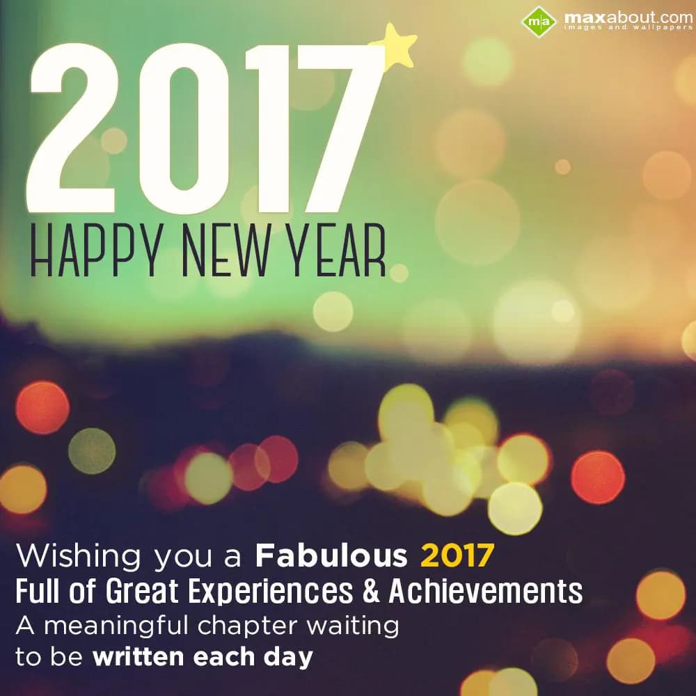 Wishing you a fabulous 2018,
Full of great Experi