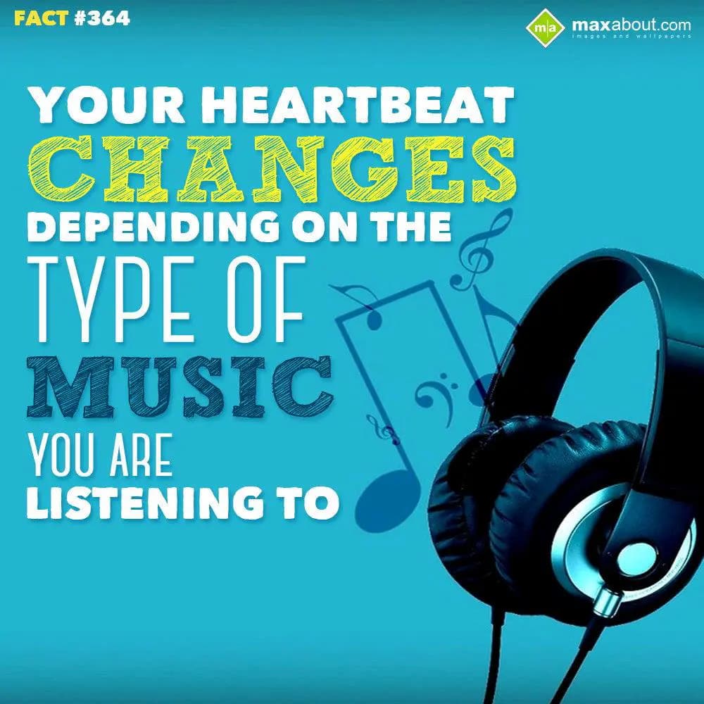 Your heartbeat changes depending on the type of mu